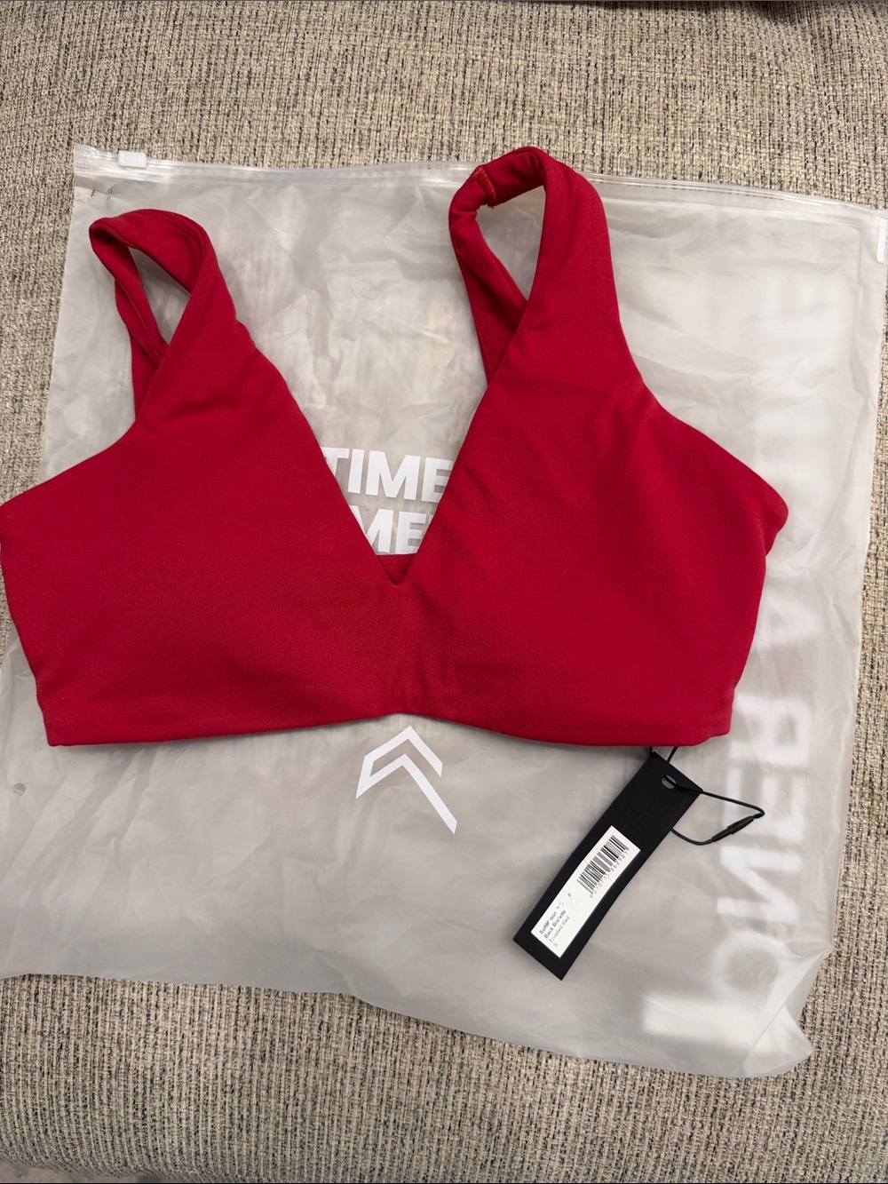 Oner Active Red V-Neck Bralette